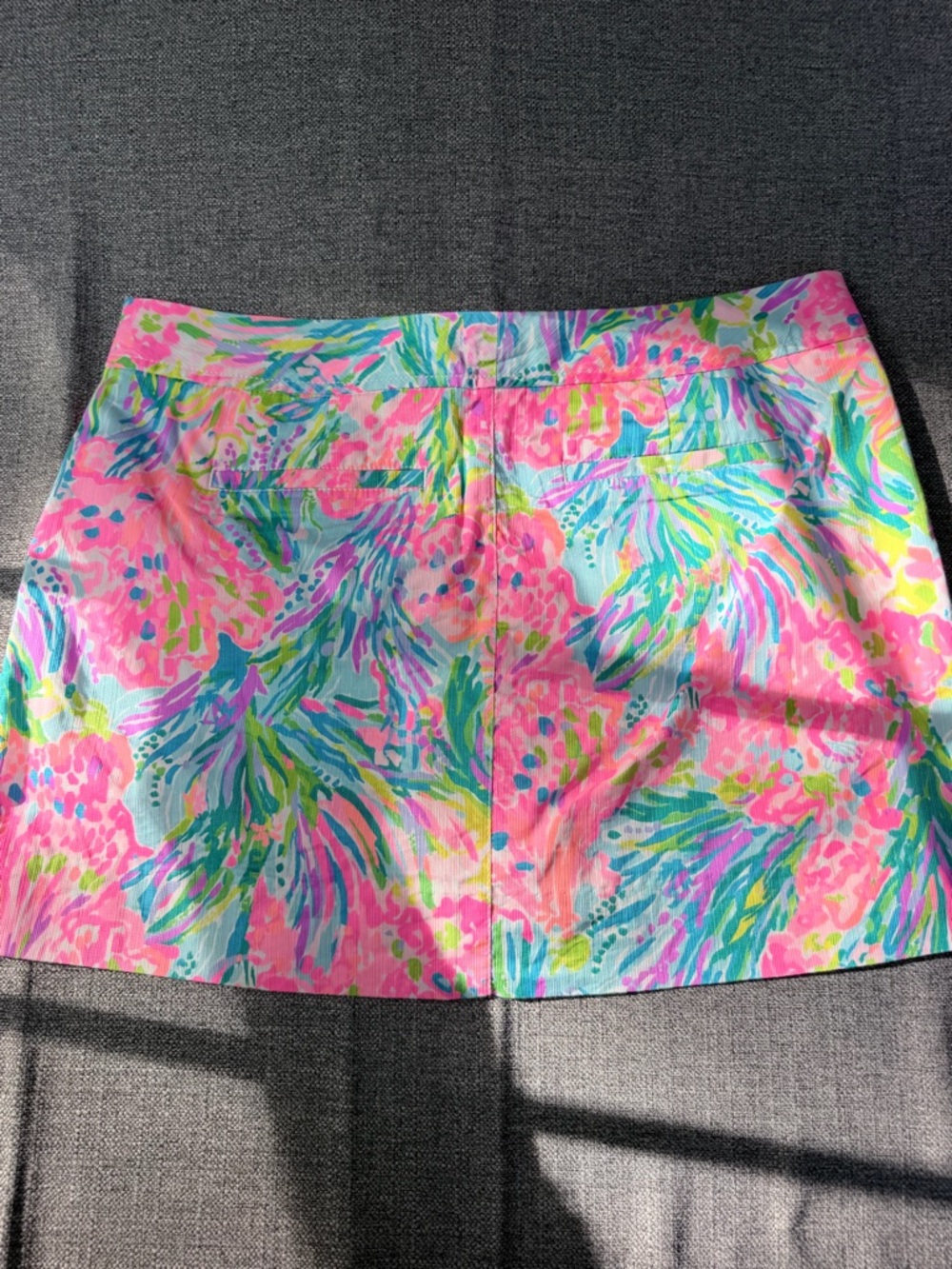 Lilly Pulitzer Multicolor Floral Pink Blue Green Button Detail - Picture 5 of 12